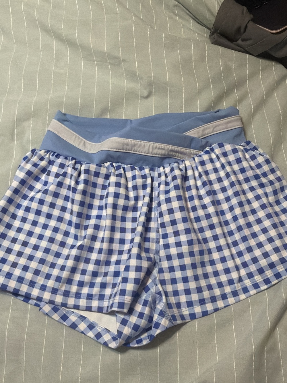 sheinWomen’s Blue Gingham S - Lightweight Comfort